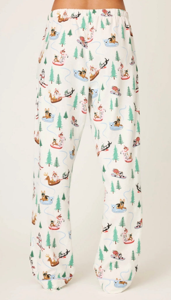Pj Pant Flannels-Xmas Dogs