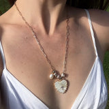 Soiree Mop Heart Necklace