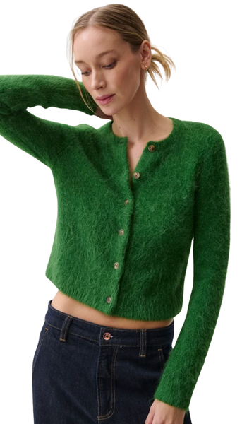Yara Alpaca Blend Shrunken Cardigan