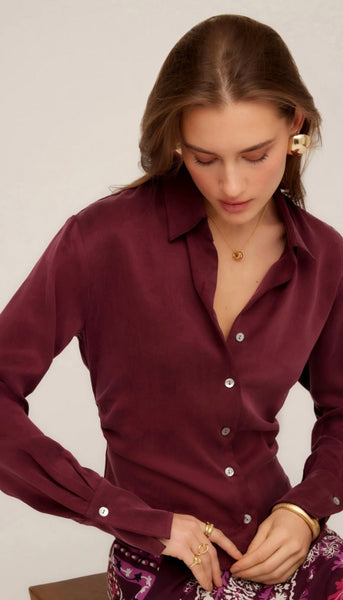 Tawnie Side Pleat Shirt