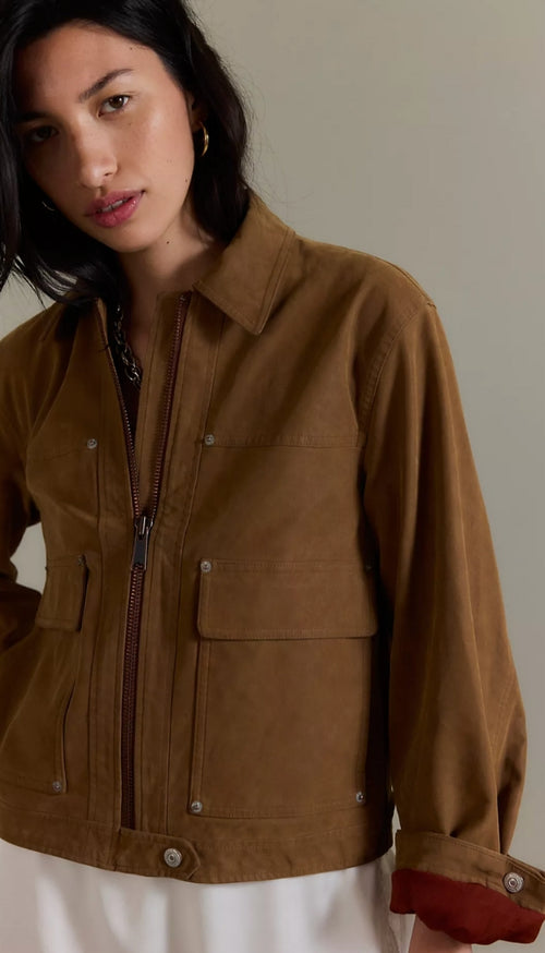 Blair Vegan Suede Jacket