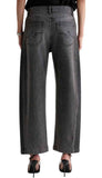 Hattie-High Rise Barrel - Tuxedo