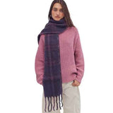 Highland Plaid Skinny Scarf