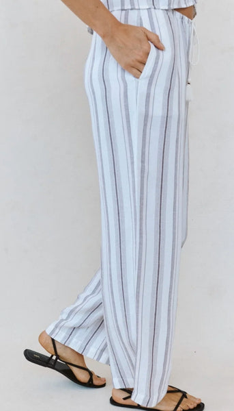 Beach Pant With Tassel Drawstring