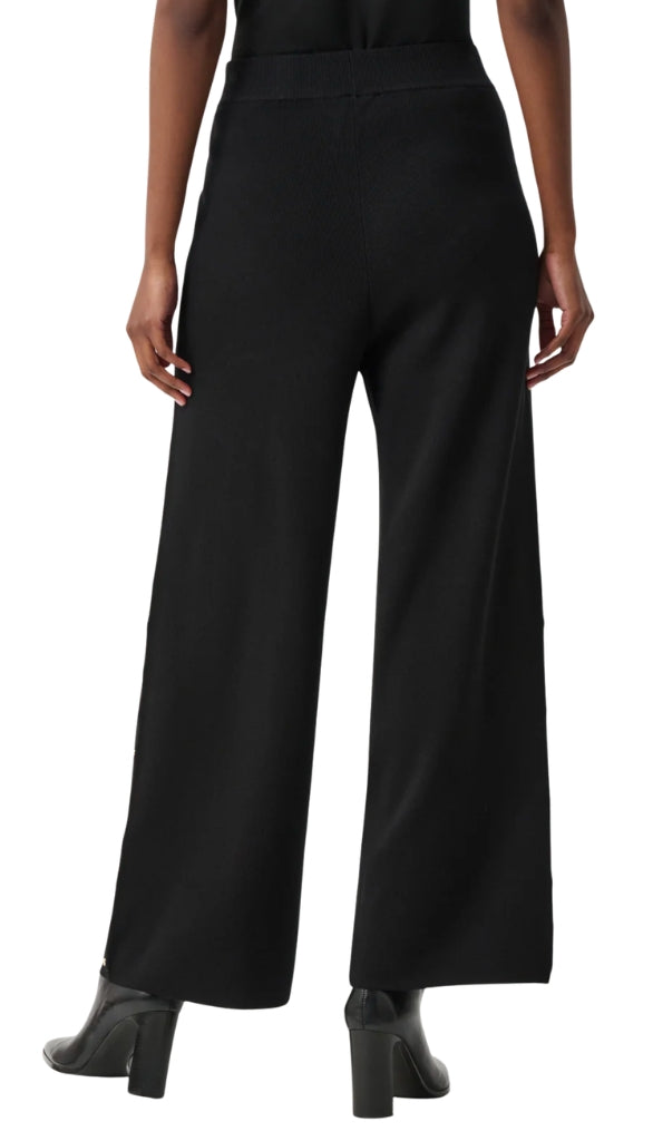 Wide Leg Pull On Sweater Pants