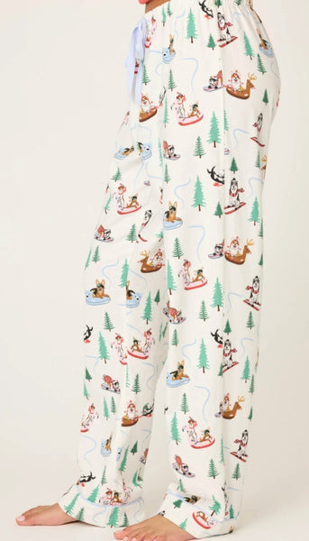 Pj Pant Flannels-Xmas Dogs