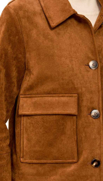 Long Sleeve Button Front Jacket