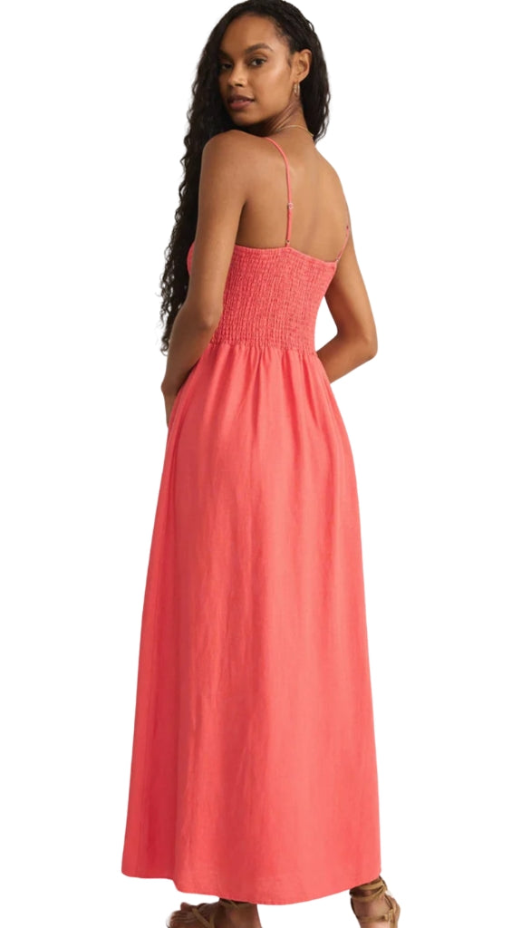 Bayside Linen Maxi Dress