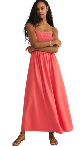 Bayside Linen Maxi Dress