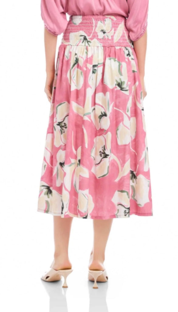 Rhea Smocked Waist Skirt