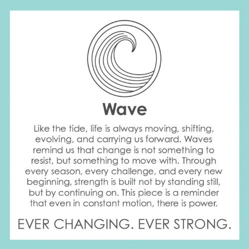 Medium Pendant-Wave Sterling Silver