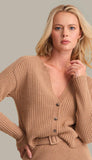 Lorelai Cropped Rib Cardigan