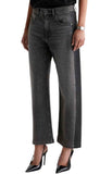 Hattie-High Rise Barrel - Tuxedo