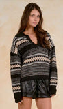 V-Neck Collar Sweater