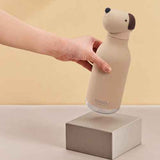 Bestie Beige Dog Water Bottle 16 Ounces