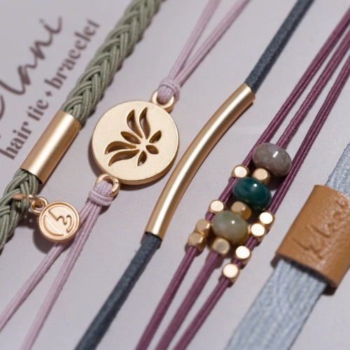 Hair Tie + Bracelet-Breathe, Small