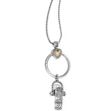 Heart Charm Badge Clip