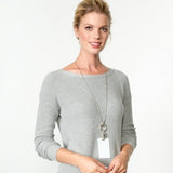 Heart Charm Badge Clip