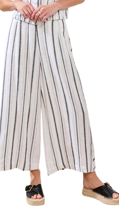 Crop Pull On Flowy Wide Pant
