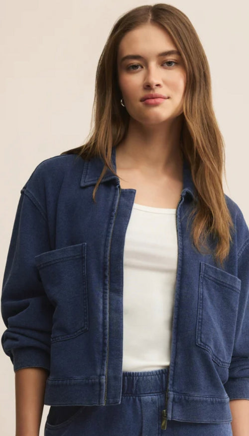Heritage Knit Denim Jacket