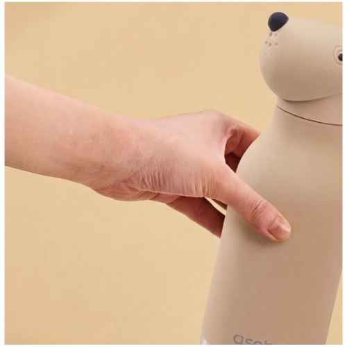 Bestie Beige Dog Water Bottle 16 Ounces