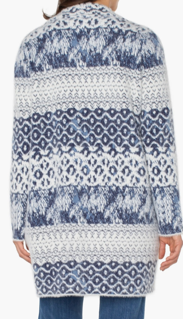 Long Sleeve Open Front Sweater Coat