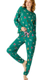 Banded Pj Pant-Happy Pawlidays