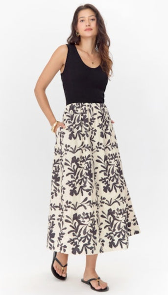 Clairson Knit Mix Midi Dress