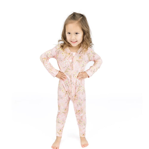 Spring Meadow Convertible Footie Romper 6-12M