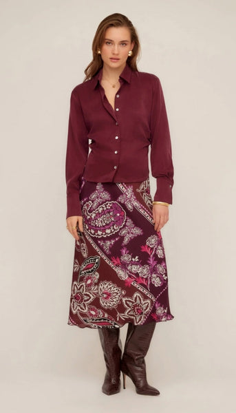 Tawnie Side Pleat Shirt