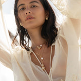 Lina Shell Lariat Necklace