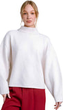 Echo Turtleneck - White Lotus