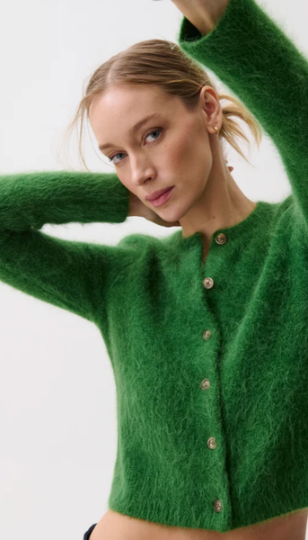 Yara Alpaca Blend Shrunken Cardigan