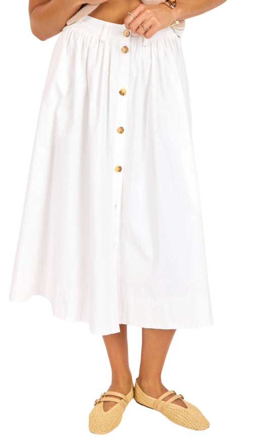 Lily Pond Midi Skirt