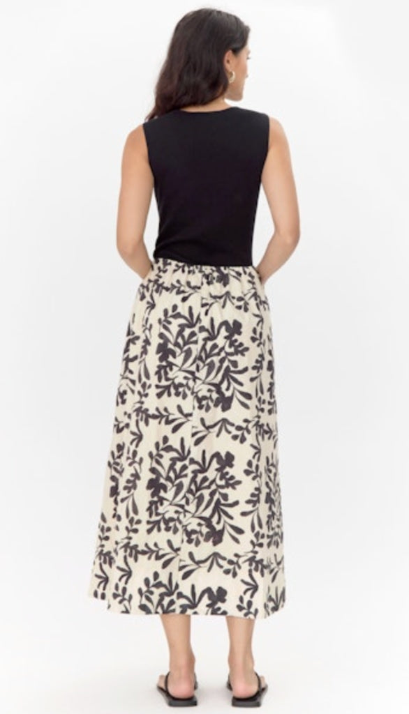 Clairson Knit Mix Midi Dress