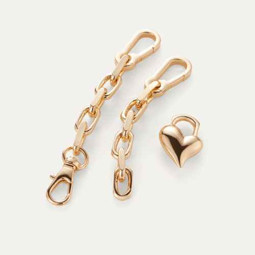 Padlock Heart Chain Bracelet