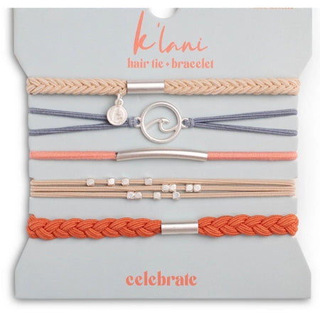 Hair Tie + Bracelet-Wild, Small