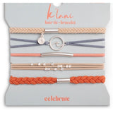 Hair Tie + Bracelet-Celebrate, Small