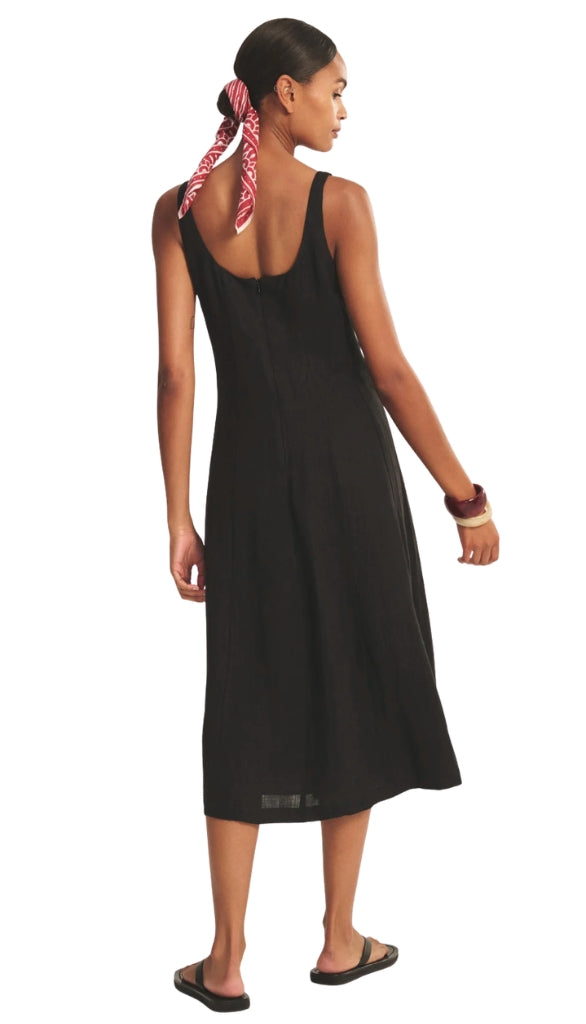 Square Neck Sleeveless Dress