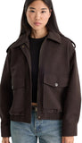 The Faux Leather Bomber