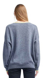 Naomi Oversize V-neck Cashmere Sweater