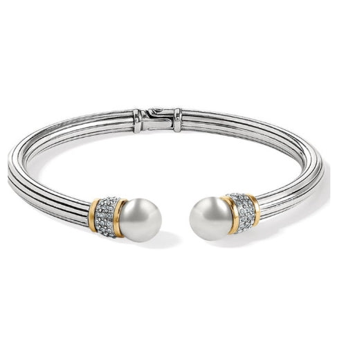 Meridian Silver Open Hinged Bangle