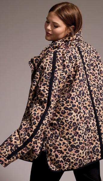 Zipped Front Quilted Jacket