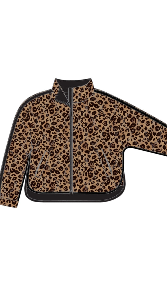 Zipped Front Quilted Jacket