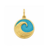Small Pendant-Wave, Gold