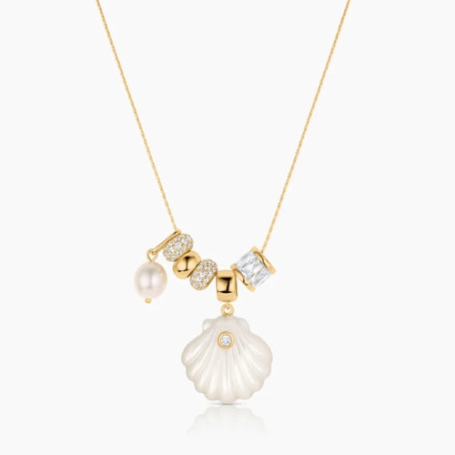 Coquille Soiree Mop Shell Necklace