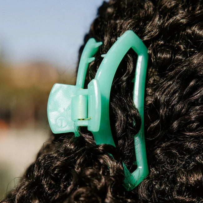 Open medium hair clip-Spring Splash