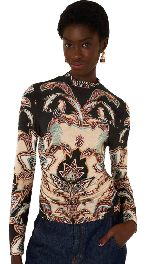 Tapestry Dream Jersey Blouse