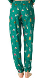Banded Pj Pant-Happy Pawlidays