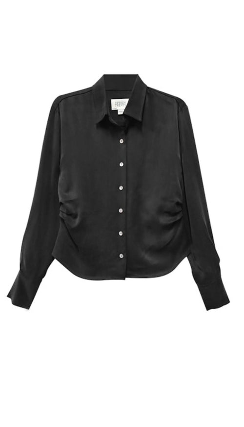 Tawnie Side Pleat Shirt